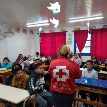 Proyecto Escuelas Rurales: conocé la labor de Cruz Roja Argentina en la Escuela N° 120 de El Soberbio